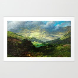 The Scottish Highlands by Gustave Dore Art Print