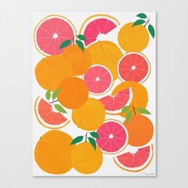 Grapefruit Harvest Canvas Print