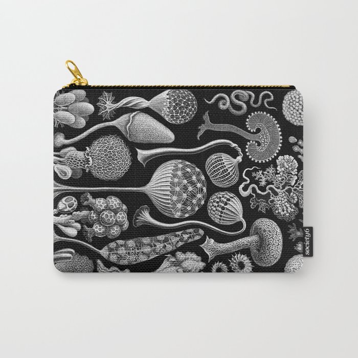 Slime Molds (Mycetozoa) by Ernst Haeckel Carry-All Pouch