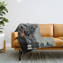 Godzilla - Gray Edition Throw Blanket
