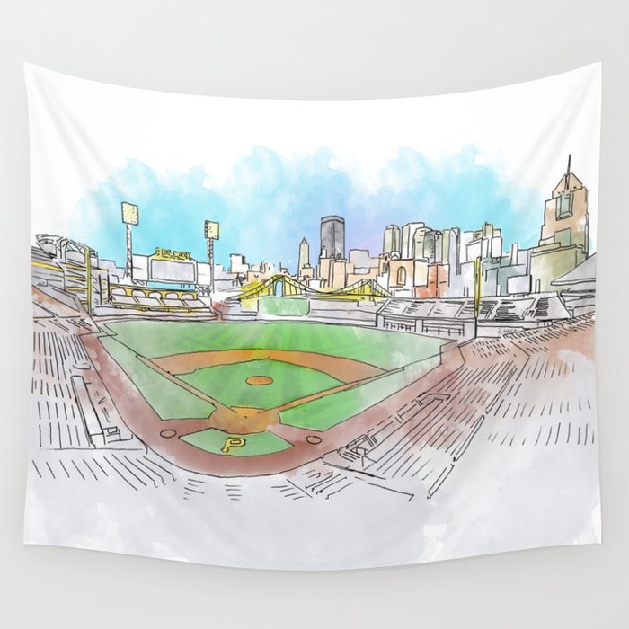 PNC Park Wall Tapestry