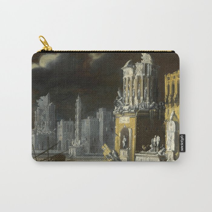 fantastic Ruins with Saint Augustine and the child Carry-All Pouch