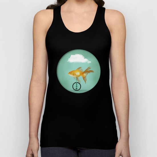 unicyle goldfish III Unisex Tank Top