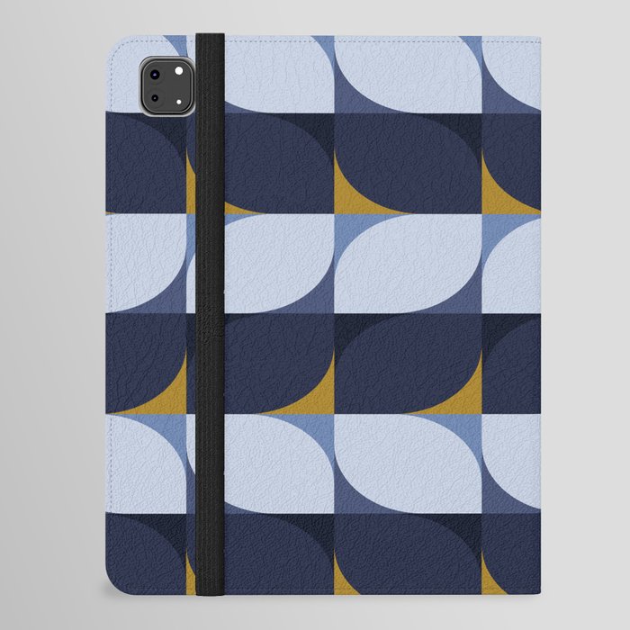 Abstract Patterned Shapes VII iPad Folio Case