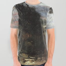 Landscape by John Constable All Over Graphic Tee