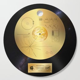 Voyager 1 Golden Record #1 Cutting Board