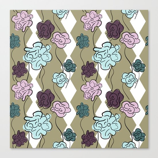 Hex Garden Canvas Print