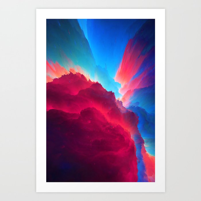 Dragon Fly Cloud Art Print By Rexisky