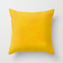 yellow curry mustard color trend plain texture Throw Pillow