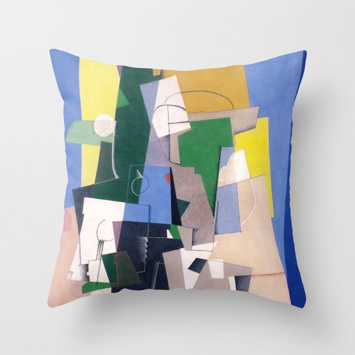 Art Realism Pattern Design Square Throw Pillow