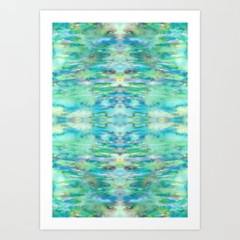 Water and Light Reflections Art Print