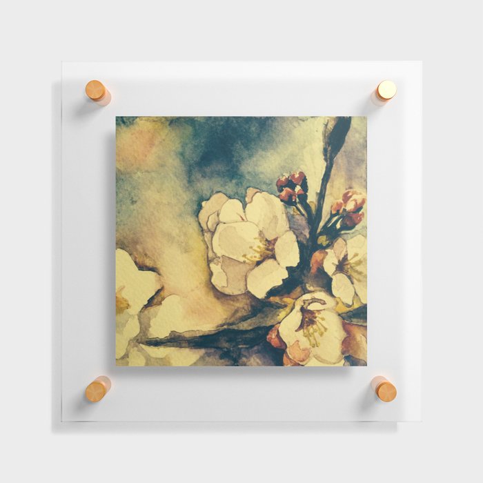 Apple Bloom Blush Floating Acrylic Print