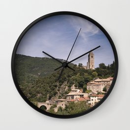 Olargues France Wall Clock