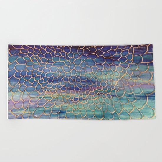 Looking through Lace Beach Towel