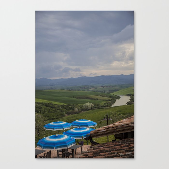 Come rain or come shine Tuscany Italy Canvas Print
