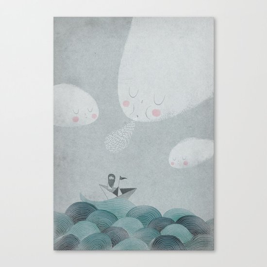 Blowing by the Wind Canvas Print
