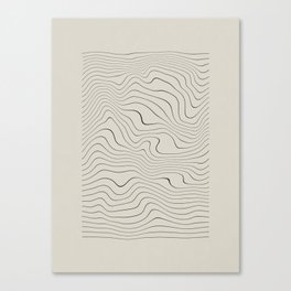Line Distortion #1 Canvas Print