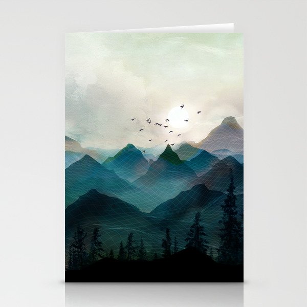 Mountain Sunrise II Stationery Cards