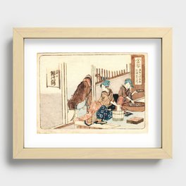 Kanaya (Katsushika Hokusai) Recessed Framed Print