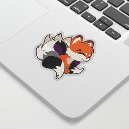 Pride Nine Tailed Ace Fox Sticker