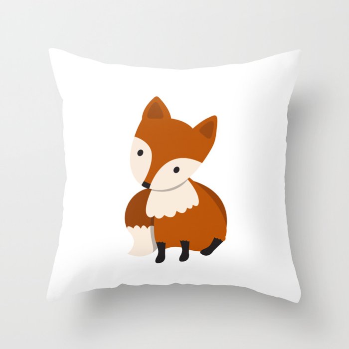 What does the fox say? Throw Pillow