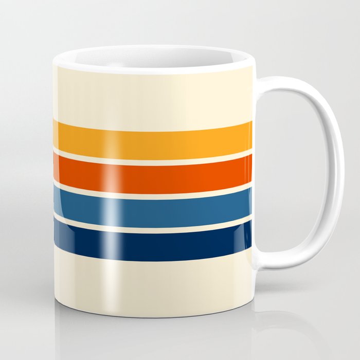 Classic Retro Stripes Coffee Mug