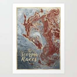 The Scorpio Races - Red as the Sea Art Print