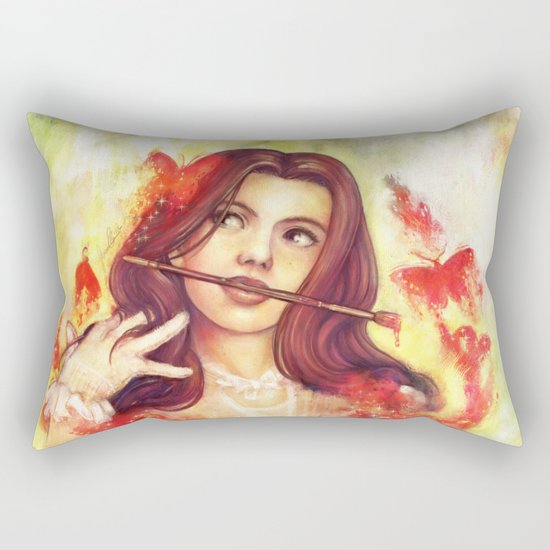 Butterfly Shout Rectangular Pillow