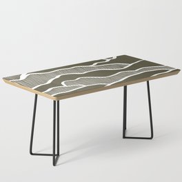 Abstract mountains line 20 Coffee Table