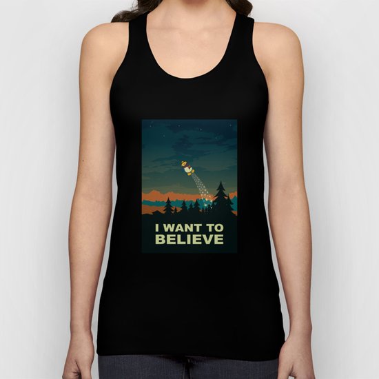 I want to believe Unisex Tank Top