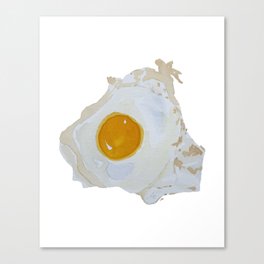 Sunny Side Up Fried Egg Canvas Print