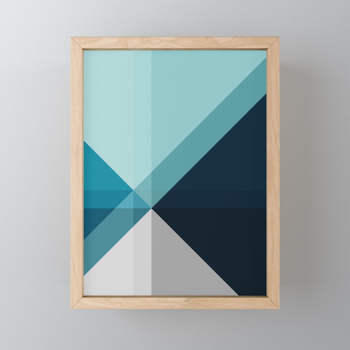 Geometric 1704 Framed Mini Art Print