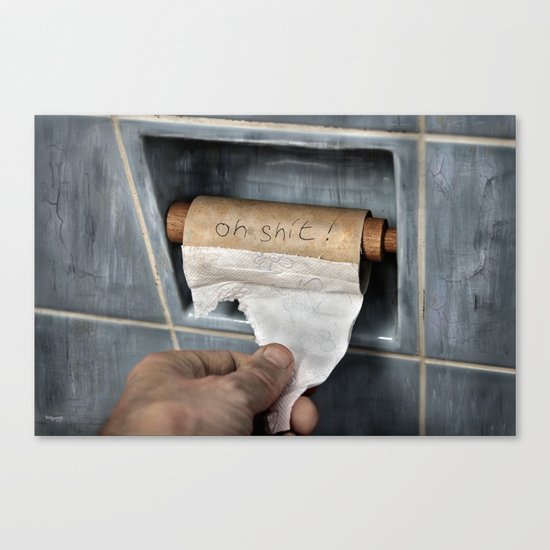 the last thought Canvas Print