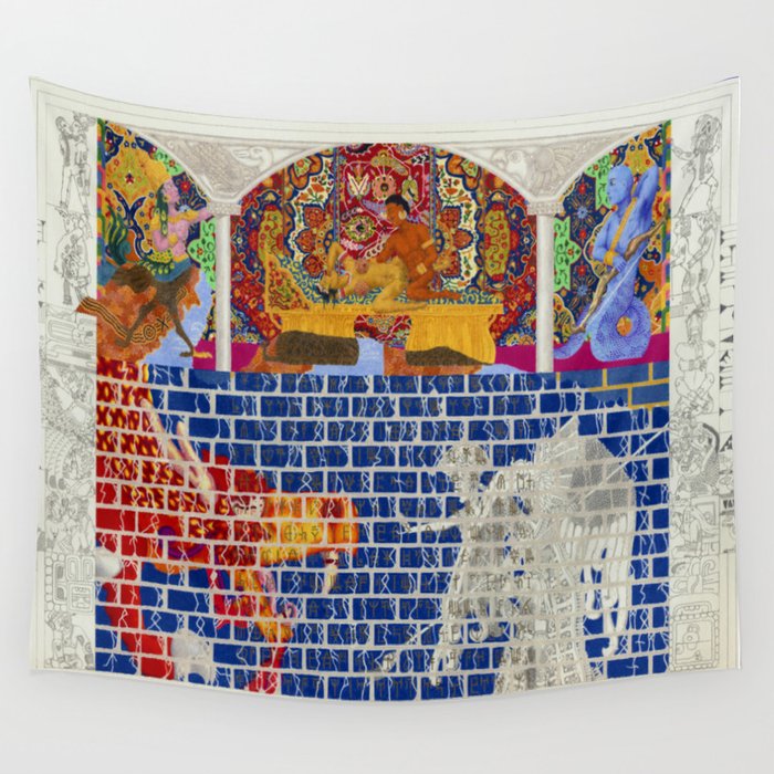 A Fiery Introduction; A Kama Sutra Experience Wall Tapestry