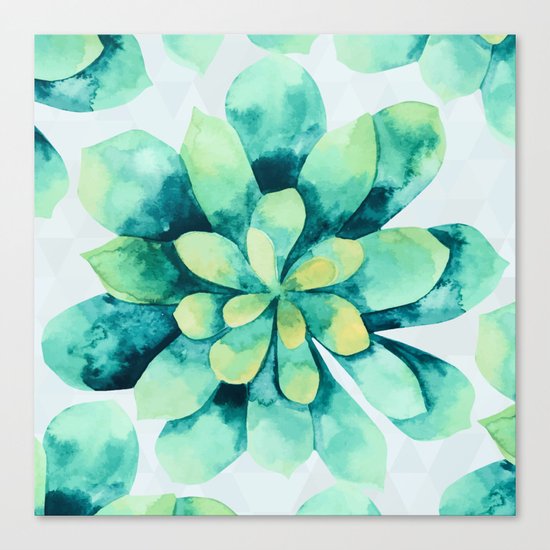 tropical flower Canvas Print