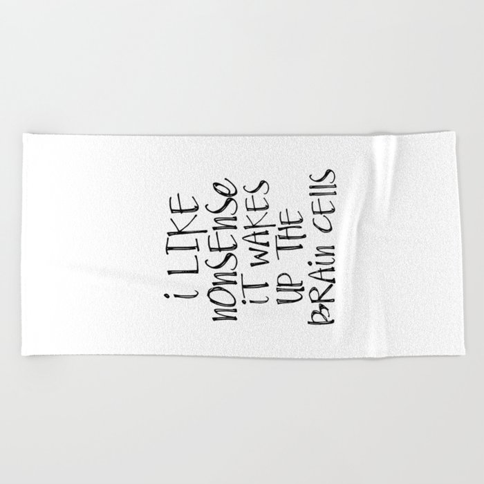 Printable Art Dr Seuss Quote Print Printable Quote Beach Towel By Nikolajovanovic
