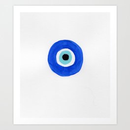 Evil Eye Art Print