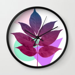 Foliage - Rosales Wall Clock