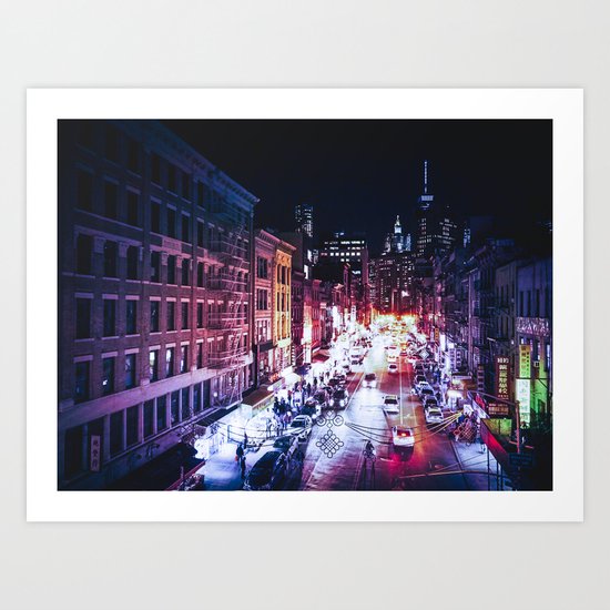 NYC Night Art Print