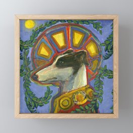 St. Guinefort the Greyhound Framed Mini Art Print