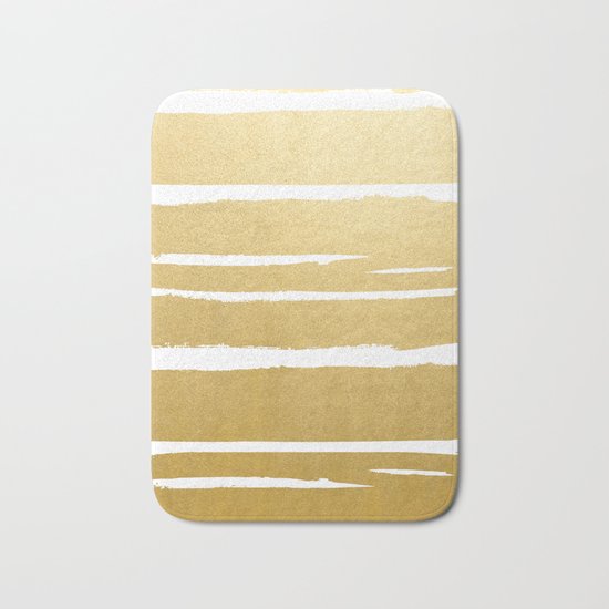 Gold Vibes Only #society6 #decor #buyart Bath Mat