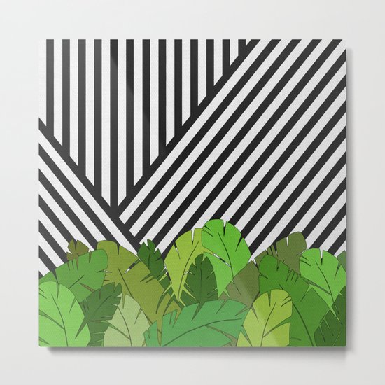Green Direction Metal Print