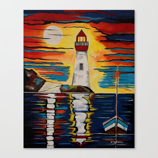 Lighthouse Beacon Canvas Print