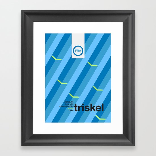triskel single hop Framed Art Print