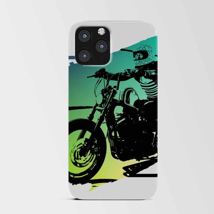 Motorcycle ride iPhone Card Case