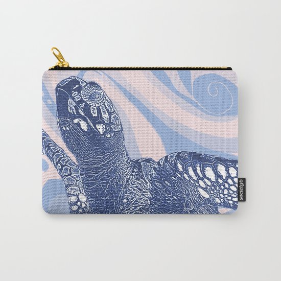 Unique Turtle Design Carry-All Pouch