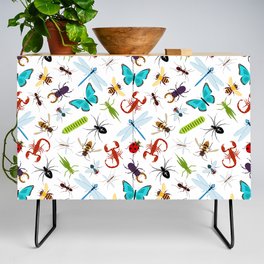 Insects Seamless Pattern Credenza