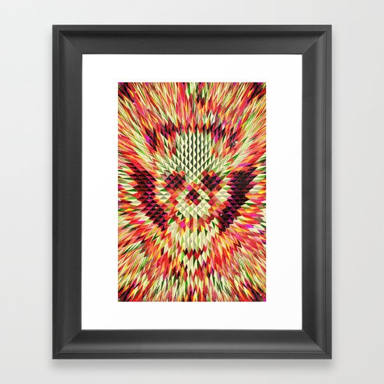 Geo Skull Framed Art Print