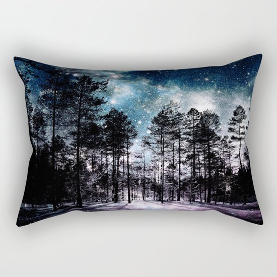 One Magical Night...(teal & lavender) Rectangular Pillow