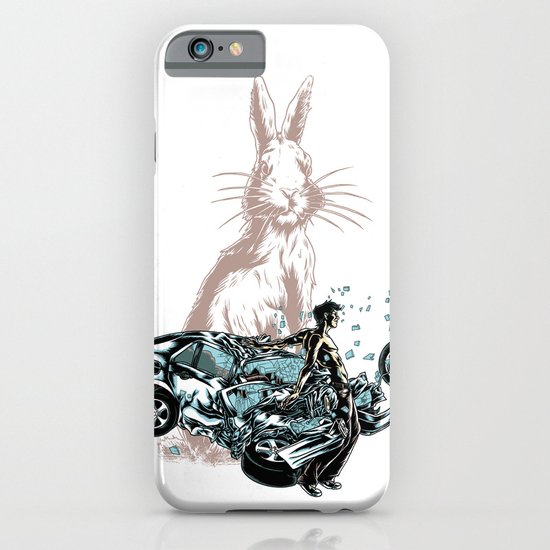 Rabbit In Your Headlights iPhone & iPod Case